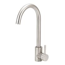 Torneira Cozinha Monocomando Inox Escovado Bica Movel