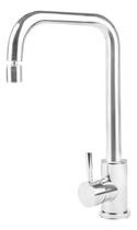Torneira Cozinha Monocomando Luvia Flexivel Cromada Prateado Polido