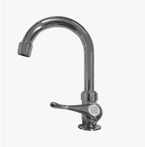 Torneira Cozinha ou Lavanderia Bancada 1/4 Cromada