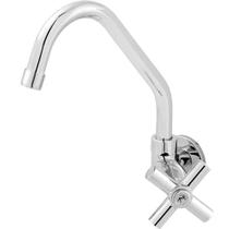 Torneira Cozinha Parede Bica Alta 1/2 1168 C31 1/4 Volta Leão Metais Sanitários Torneira Cozinha Parede Bica Alta 1/2 1168 C31 1/4 Volta Leão Metais Sanitários