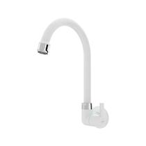 Torneira Cozinha Parede Bica Alta 1/2 Branco - Blukit com Redutor de Vazão