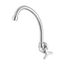 Torneira Cozinha parede bica alta 1187 C 15 1/4V Cromada Meber