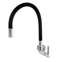 Torneira Cozinha Parede Bica Flexível Preto Karson Torneira Cozinha Parede Bica Flexível Preto Karson