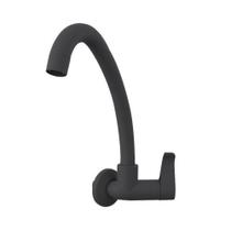 Torneira Cozinha Parede Bica Móvel Alta Orquídea Abs Graphite Socelplast Torneira Cozinha Parede Bica Móvel Alta Orquídea Abs Graphite Socelplast