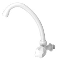 Torneira Cozinha Parede Bica Movel Especial PP