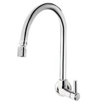 Torneira Cozinha Parede Bica Super Alta Luxo c/ Arejador C62