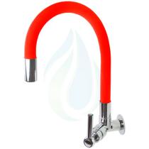 Torneira Cozinha Parede De Silicone Flexível Gourmet Colorida Cód. 5100-1