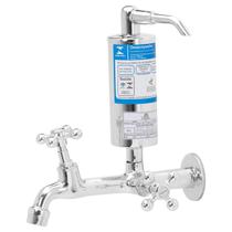 Torneira Cozinha Parede Fixa com Filtro Metal