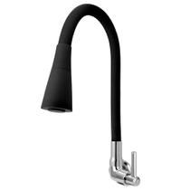 Torneira Cozinha Parede Flexível Preto com Ducha TORN5-LT4444-11-24 - DECK