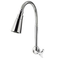 Torneira Cozinha Parede Gourmet 1/4 volta C57 Cone Cromado Torneira Cozinha Parede Gourmet 1/4 volta C57 Cone Cromado
