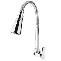 Torneira Cozinha Parede Gourmet 1/4 volta C73 Cone Cromado Torneira Cozinha Parede Gourmet 1/4 volta C73 Cone Cromado