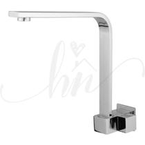 Torneira Cozinha Parede Quadrit Luxo Cromada Bica Móvel Alta