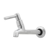 Torneira Cozinha Pia Parede Cromado Metal Alavanca Fixa 1/4V