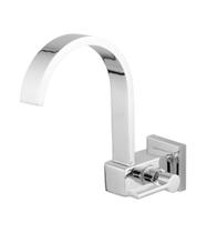 Torneira Cozinha Quadra com Bica Fixa Retangular de 28 mm sem Arejador Parede 4415-c92 - 1/2