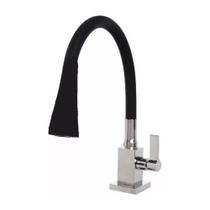 Torneira Cozinha Quadrada Flexível Articulada Preta 2 Jatos Torneira Cozinha Quadrada Flexível Articulada Preta 2 Jatos
