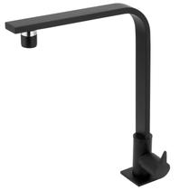 Torneira Cozinha Quadrada Preto/Black Ar. Articulado Metal
