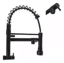 Torneira Cozinha Stillus Home 50cm Parede Monocomando Preta Torneira Cozinha Stillus Home 50cm Parede Monocomando Preta