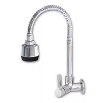 Torneira Cromada C 70 2 Funções Cano 3/4 Cozinha Gourmet Parede Luxo Acabamento