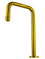 Torneira Cuba Banheiro Lavatório Easy Slim 90 Reta Dourada