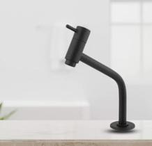 Torneira cuba link slin para Banheiro Preto Fosco Metal 4030