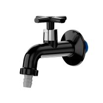 Torneira Curta de Parede Multiuso Lume Black 1/4 de Volta Blukit