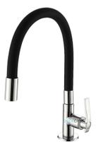 Torneira Da Cozinha Para Mesa Mono Preto Cromo Frio Dc-6606a