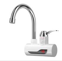 Torneira de agua quente com display cozinha banheiro instalação na parede como na foto