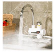 Torneira de água quente elétrica para cozinha banheiro instalção em cima da pia como na foto - opsshopping.online