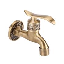 Torneira de água Simlug Antique Style Brass Wall Mount G1/2