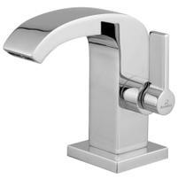 Torneira de Bancada 1/4 Volta Metais Rainha Square 1015 C 70 Cromada