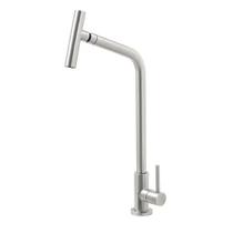 Torneira de bancada aço inox versa scotch brite tramontina