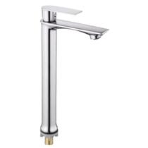 Torneira de Bancada Bica Alta em Inox e ABS Cromada COLUNA LONGA