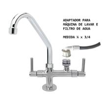 Torneira De Bancada Com Adaptador Para Filtro e Maquina De Lavar