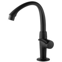 Torneira de bancada linea movel tigre para cozinha alta preta fosca 609 Torneira de bancada linea movel tigre para cozinha alta preta fosca 609