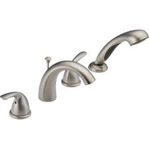 Torneira de banheira Delta Classic Roman Tub com chuveiro de mão Torneira de banheira Delta Classic Roman Tub com chuveiro de mão