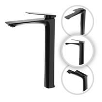 Torneira de Banheiro Atenas Quente e Frio Preto Alta Goldenx