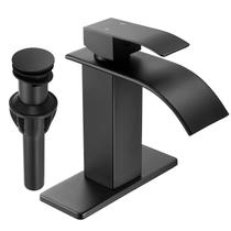 Torneira de banheiro Fransiton Black Waterfall Single Handle Torneira de banheiro Fransiton Black Waterfall Single Handle