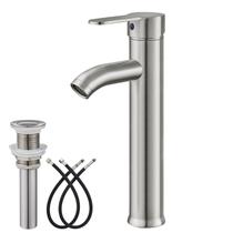 Torneira de banheiro gotonovo One Hole Single Handle Brushed Nickel