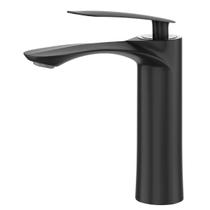 Torneira de Banheiro Lavabo Grécia Monocomando 100% Metal Premium Quente e Fria Preto GoldenX