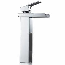 Torneira De Banheiro Lavabo Misturador Mono Cascata Alta