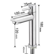 Torneira de banheiro lavabo ou pia Luxo Dourado-Sus304 Inox