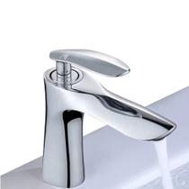 Torneira de Banheiro Luxo Bica Baixa Misturador Monocomando Bancada Torneira de Banheiro Luxo Bica Baixa Misturador Monocomando Bancada