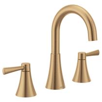 Torneira de banheiro Moen Ronan Bronzed Gold com 2 alças generalizada Torneira de banheiro Moen Ronan Bronzed Gold com 2 alças generalizada
