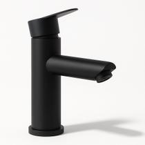 Torneira de Banheiro Monocomando Misturador Lavabo Preta