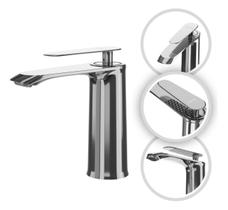 Torneira De Banheiro Moscou Cromado Quente e Frio Goldenx