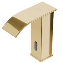 Torneira de Banheiro Sensor Automático New York Dourada 100% Metal Premium GoldenX