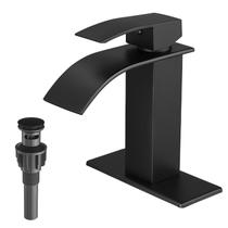 Torneira de banheiro VOTON Black Waterfall Sink Matte Black