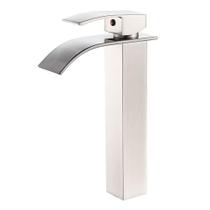 Torneira de banheiro VOTON Vessel Sink Brushed Nickel Tall Modern Torneira de banheiro VOTON Vessel Sink Brushed Nickel Tall Modern