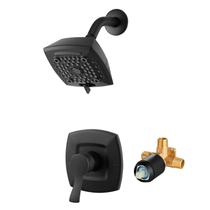 Torneira de chuveiro APOMOOM 6" Matte Black High Pression Set