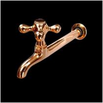 Torneira De Cobre Parede Simples Lavatório Banheiro Cozinha